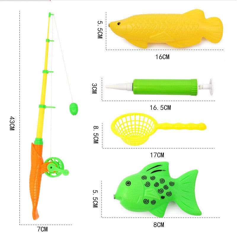 image-Puzzle Baby Children Fishing Toys Pool Set Magnetic