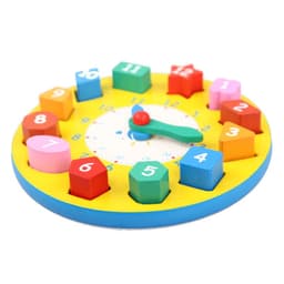 image-Wooden Educational Clock Face Toy For Kindergarten Children's Cognitive Teaching