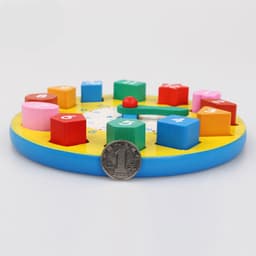 image-Wooden Educational Clock Face Toy For Kindergarten Children's Cognitive Teaching