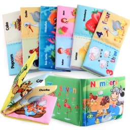 image-Cloth Books Soft Baby Sound Books Early Learning Educational Toys 0 -12 Months