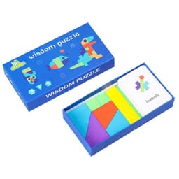 image-Children''s Early Education Puzzle Wooden Toys Wisdom Puzzle Memory Game