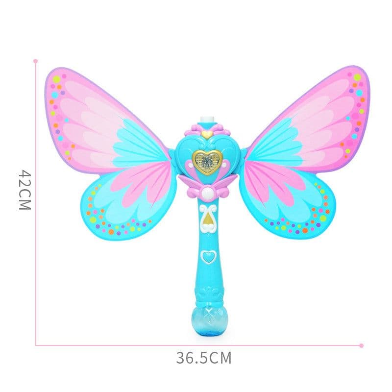 image-New Automatic Fairy Magic Bubble Wand Electric Bubble Machine Girl Blowing Bubble Artifact Toy