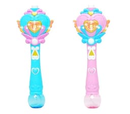 image-New Automatic Fairy Magic Bubble Wand Electric Bubble Machine Girl Blowing Bubble Artifact Toy