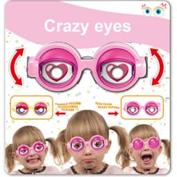 image-Crazy Eyes Glasses Toy Supplies Kids Party Favor Funny Pranks Glasses