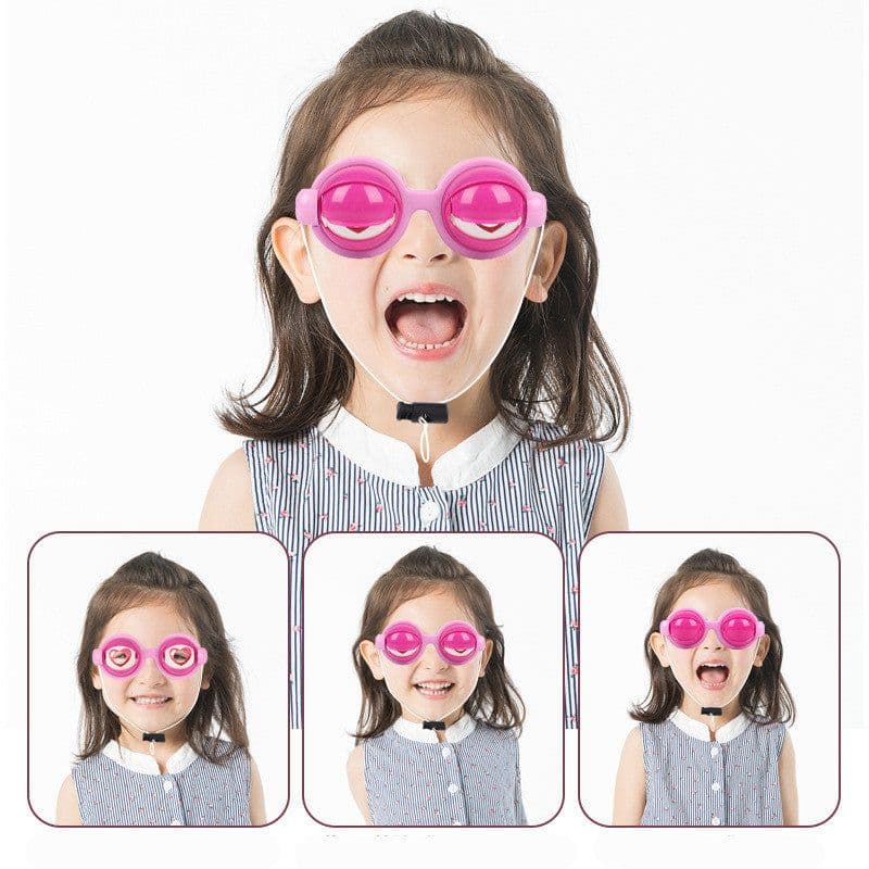 image-Crazy Eyes Glasses Toy Supplies Kids Party Favor Funny Pranks Glasses