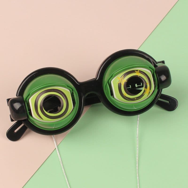 image-Crazy Eyes Glasses Toy Supplies Kids Party Favor Funny Pranks Glasses