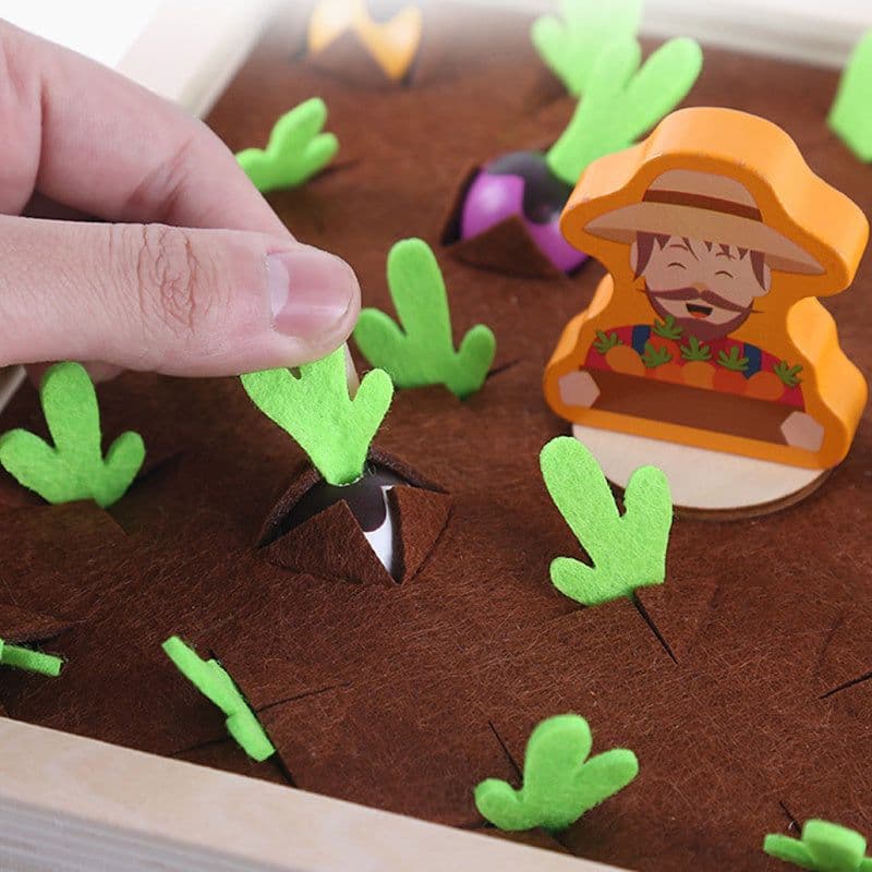 image-Children's Board Game Puzzle Radish Manor Toy