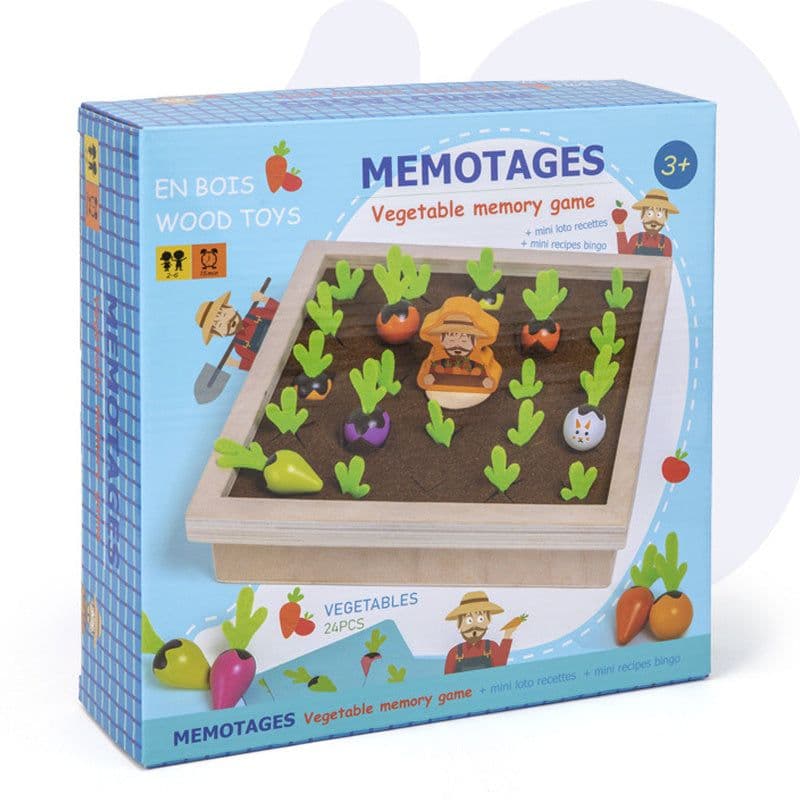 image-Children's Board Game Puzzle Radish Manor Toy