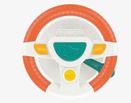 image-Baby Kids Eletric Simulation Steering Wheel Toy Driving Interactive Musical Educational Toy