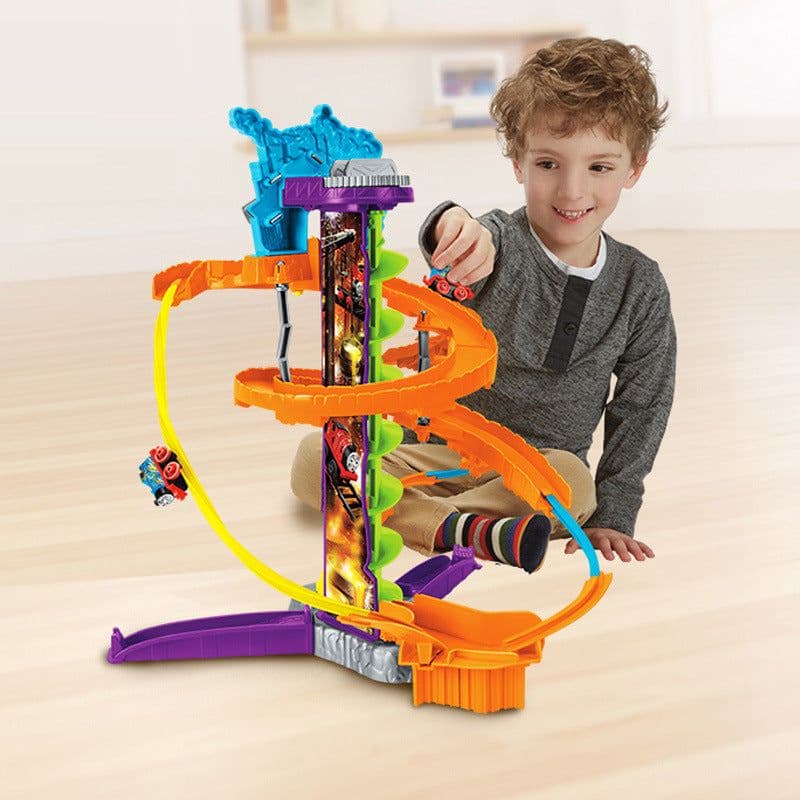image-Mini Train Steelworks Adventure Track Set Children's Educational Toys