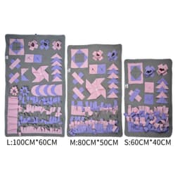 image-Pet Sniffing Mat Dog Puzzle Sniffing Mat Training Mat Toys Bite Resistant and Machine Washable
