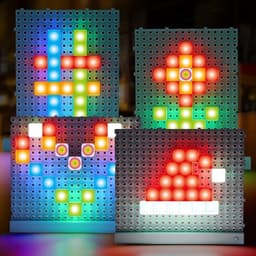 image-DIY LED Flashing Light Electronic Building Blocks
