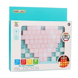 image-DIY LED Flashing Light Electronic Building Blocks