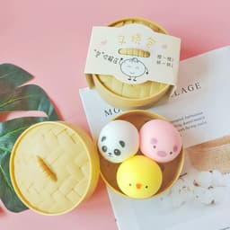 image-Decompression Artifact Big Bun Squeeze Music Simulation Xiao Long Bao You Tiao Slow Rebound Decompression Toys Student Gifts
