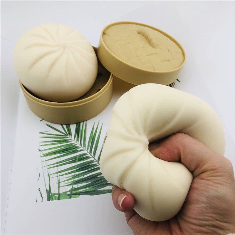 image-Decompression Artifact Big Bun Squeeze Music Simulation Xiao Long Bao You Tiao Slow Rebound Decompression Toys Student Gifts