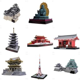 image-3D Paper Model Of Famous Japanese Buildings