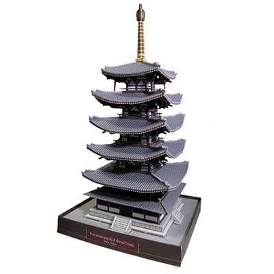image-3D Paper Model Of Famous Japanese Buildings