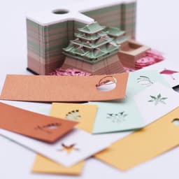 image-Memo Pad Nagoya Castle Tenshukaku Architectural Paper Sculpture Model