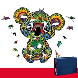 image-Lion Wolf Alien Irregular Three-dimensional Animal Jigsaw Wooden Jigsaw Puzzle