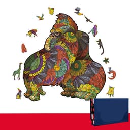 image-Lion Wolf Alien Irregular Three-dimensional Animal Jigsaw Wooden Jigsaw Puzzle