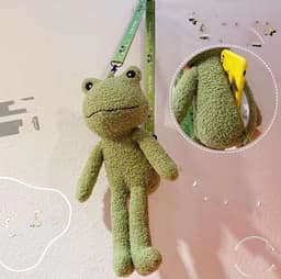 image-Cute Frog Plush Toys Stuffed Animals Doll CrossBody