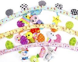image-Baby Musical Mobile Toys for Bed Stroller Plush Baby Rattles Toys for Baby Toys 0-12 Months Infant