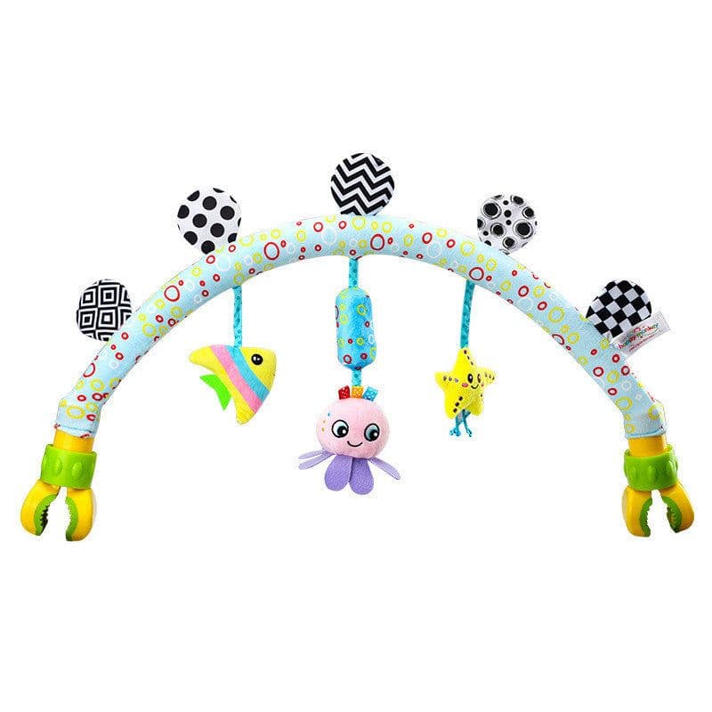 image-Baby Musical Mobile Toys for Bed Stroller Plush Baby Rattles Toys for Baby Toys 0-12 Months Infant