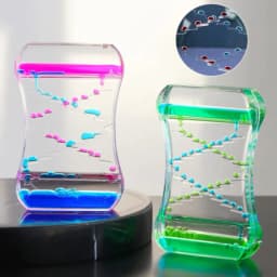 image-Creative Cruise Fluid Liquid Hourglass Quicksand Timer 2024 Ins Living Room Office Ornaments Desk Table Decorations Home Decor
