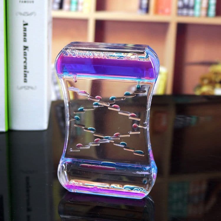 image-Creative Cruise Fluid Liquid Hourglass Quicksand Timer 2024 Ins Living Room Office Ornaments Desk Table Decorations Home Decor