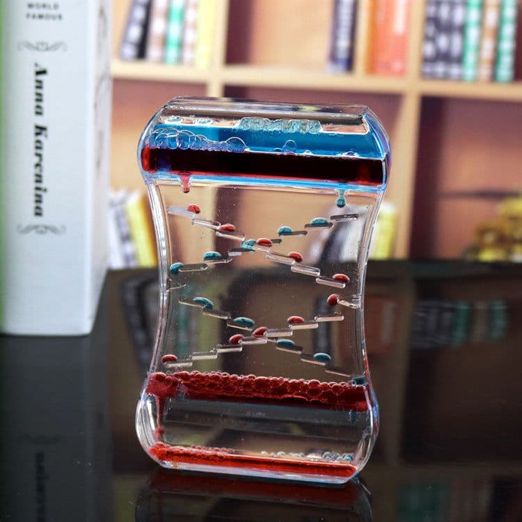 image-Creative Cruise Fluid Liquid Hourglass Quicksand Timer 2024 Ins Living Room Office Ornaments Desk Table Decorations Home Decor