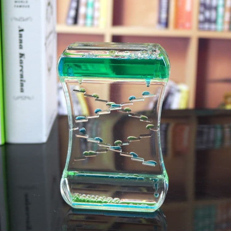 image-Creative Cruise Fluid Liquid Hourglass Quicksand Timer 2024 Ins Living Room Office Ornaments Desk Table Decorations Home Decor
