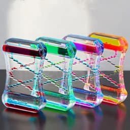 image-Creative Cruise Fluid Liquid Hourglass Quicksand Timer 2024 Ins Living Room Office Ornaments Desk Table Decorations Home Decor