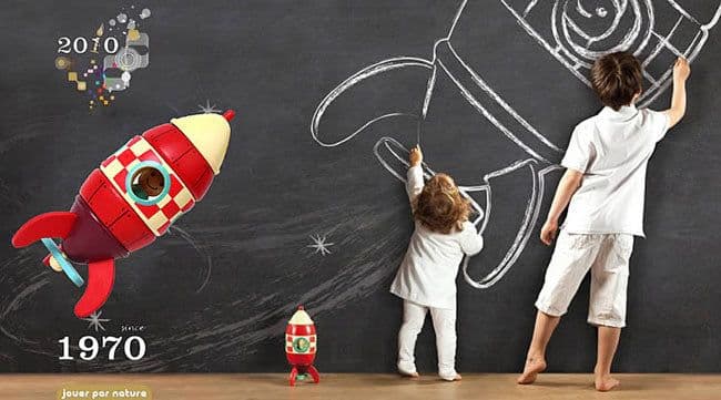 image-Disassembly Model Airplane Rocket Children's Wooden Assembly And Disassembly Toys Baby Hands-On Brain Educational Toys