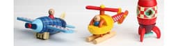 image-Disassembly Model Airplane Rocket Children's Wooden Assembly And Disassembly Toys Baby Hands-On Brain Educational Toys