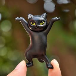 image-Kid Children Funny Toys Gift Cat Coffin Dance Doll Animals Figurines Handmade Blind Box Decoration Toys Gift