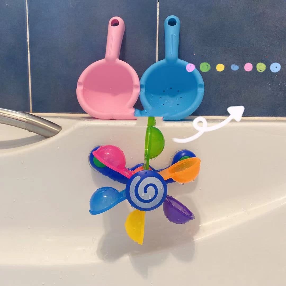 image-Baby Taking a Bath And Having Fun
