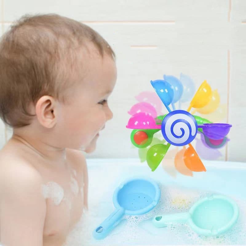 image-Baby Taking a Bath And Having Fun