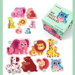 image-Advanced Educational Big Piece Puzzle Wooden Toys For Babies And Toddlers Enlightenment And Logical Thinking