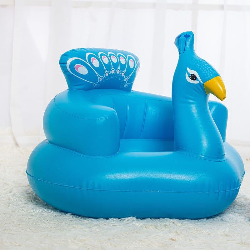 image-School Seat Dining Chair Baby Inflatable Sofa Eating Seat Portable Music Children Sofa