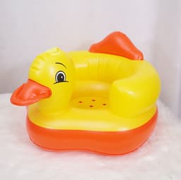 image-School Seat Dining Chair Baby Inflatable Sofa Eating Seat Portable Music Children Sofa