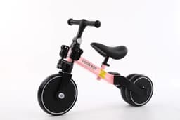 image-Plastic No-pedal Baby Kids Push Balance Bike Three Wheels Tricycle Baby Mini Balance Bike