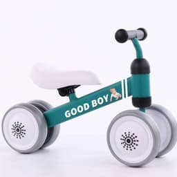 image-Plastic No-pedal Baby Kids Push Balance Bike Three Wheels Tricycle Baby Mini Balance Bike