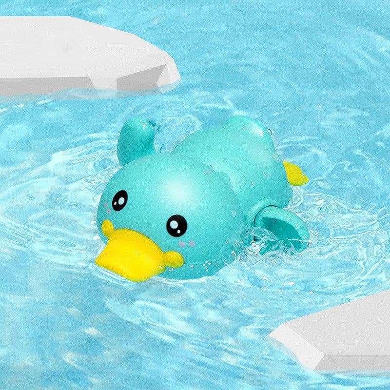 image-Baby's Bathroom, Bathing, Bathing, Playing In Water Toys, Baby On The Chain, Wind-up, Swimming Duck