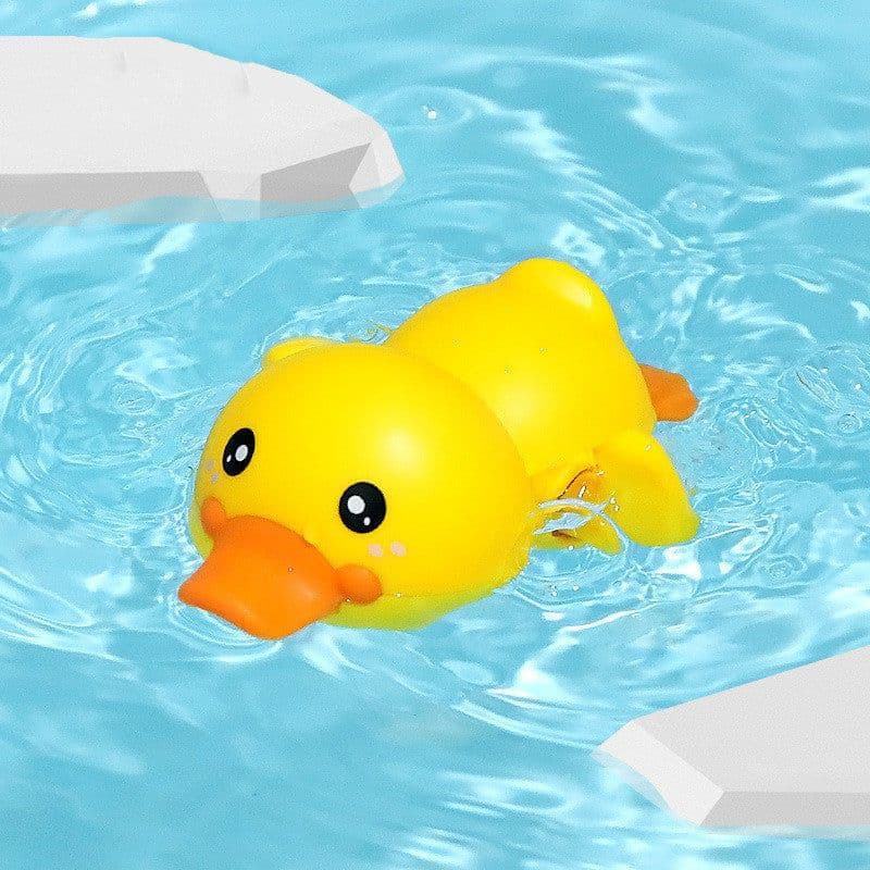 image-Baby's Bathroom, Bathing, Bathing, Playing In Water Toys, Baby On The Chain, Wind-up, Swimming Duck