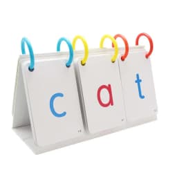 image-English Phonics Cards Phonics Textbook Elementary School English Enlightenment Desk Calendar Turning Card Teaching Aids