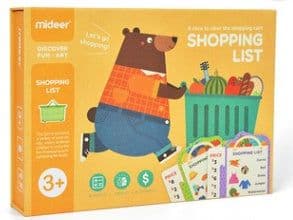 image-Mideer Milu Shopping List Children's Board Games Cognitive Card Memory Computing Educational Toys