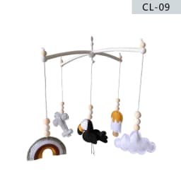 image-Nordic Style Crib Felt Wind Chime Crib Bell