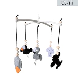 image-Nordic Style Crib Felt Wind Chime Crib Bell