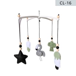 image-Nordic Style Crib Felt Wind Chime Crib Bell