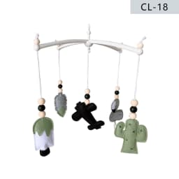 image-Nordic Style Crib Felt Wind Chime Crib Bell